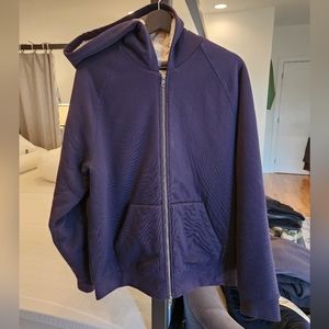 VINCE Sherpa Fleece Faux Fur Lined Full Zip Hoodie Sweatshirt Sweater